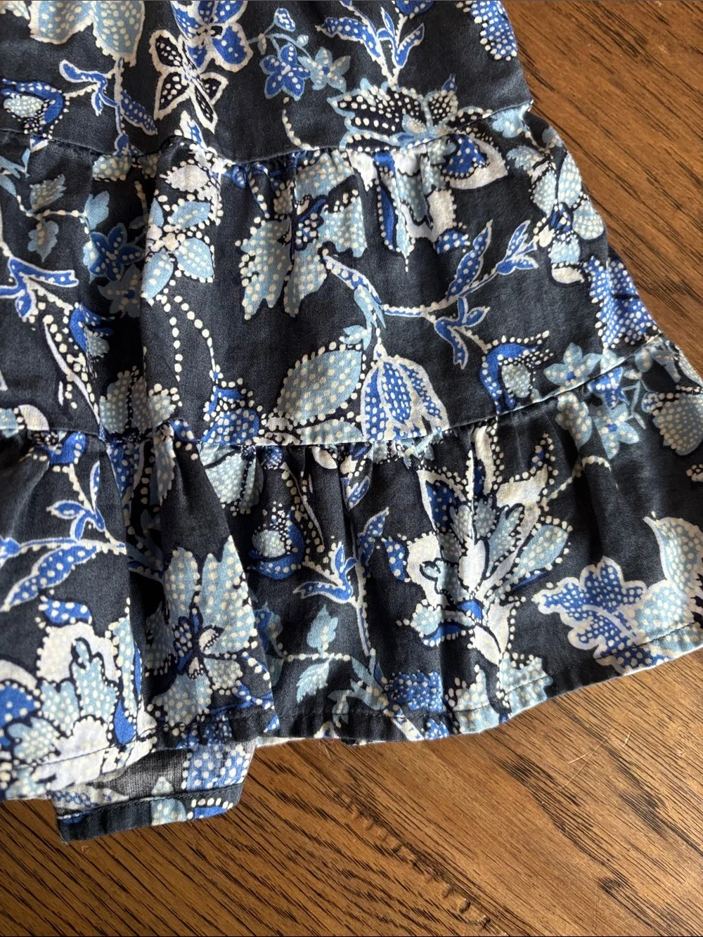 Floral Ruffle Two-Piece Tank & Skirt Set